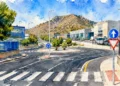 Mejora del acceso al polígono industrial de Águilas tras las obras de seguridad vial