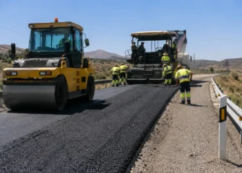 Obras de la RM-B27 en la carretera de El Niño de Mula