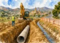 Proyecto de drenaje urbano de Mula y nuevo colector de pluviales