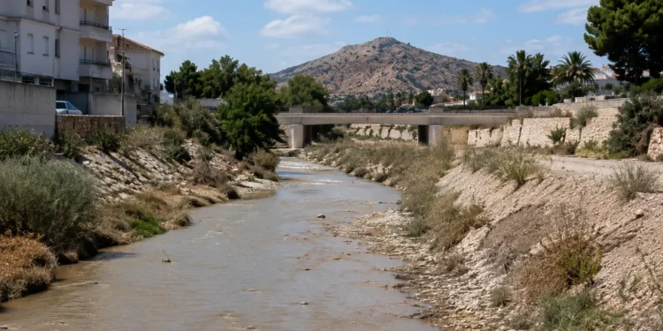 Ramblas del Molino y Celada en el proyecto de protección frente a inundaciones de Alhama de Murcia