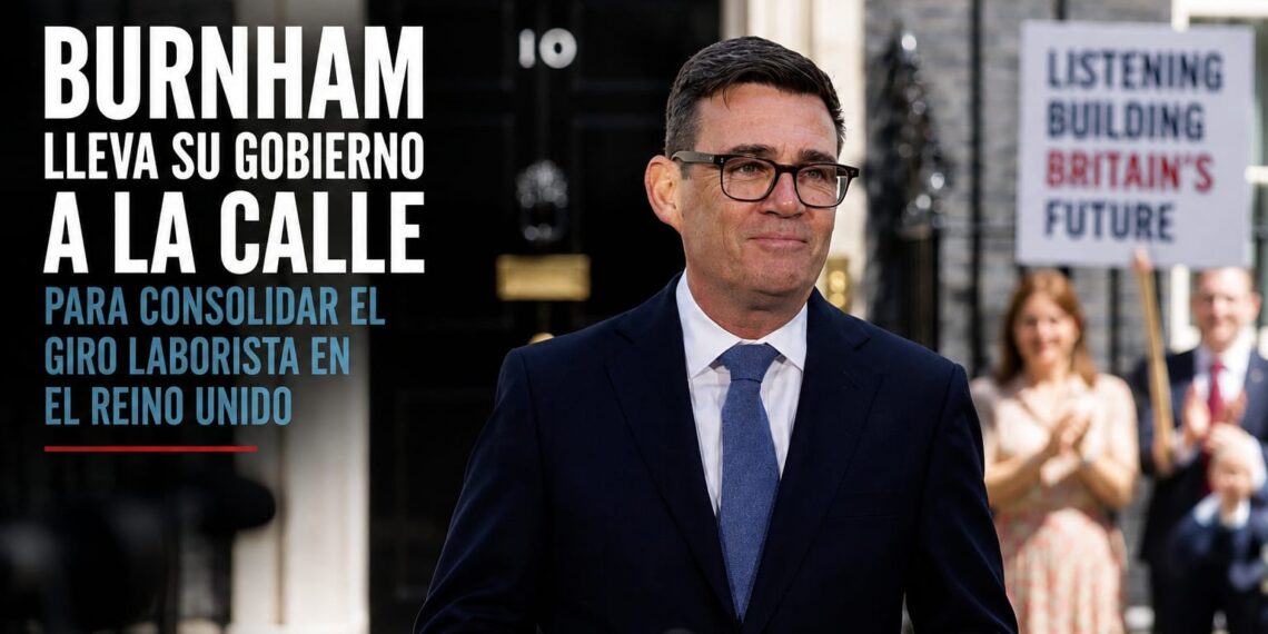 Burnham recorre el Reino Unido en busca de una nueva conexión con el electorado