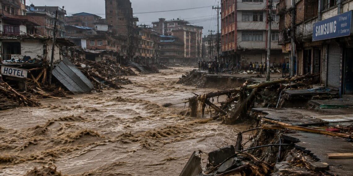 Nepal enfrenta una emergencia en cadena tras un terremoto que desencadenó una inundación