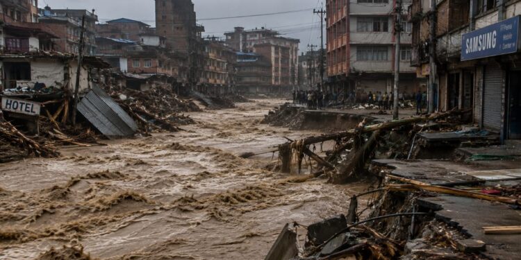 Nepal enfrenta una emergencia en cadena tras un terremoto que desencadenó una inundación
