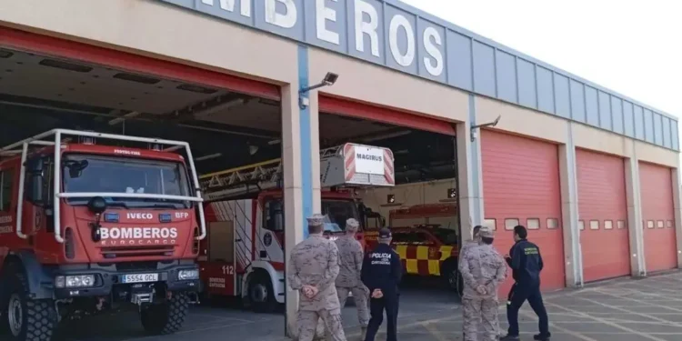 Los bomberos de Cartagena llevan a Trabajo sus condiciones de seguridad: «No podemos asumir riesgos añadidos»