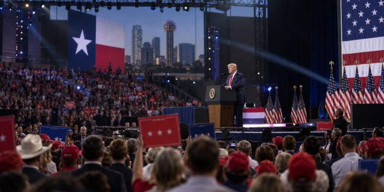 Dallas pone a prueba la apuesta republicana: cuánto puede ayudar Trump a un partido que necesita hablar de otra cosa