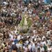 Murcia acompaña a la Fuensanta de regreso a su santuario en el día grande de la Romería