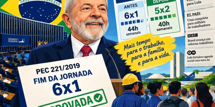 El fin de la jornada 6×1 sitúa a Lula en el centro del debate electoral brasileño
